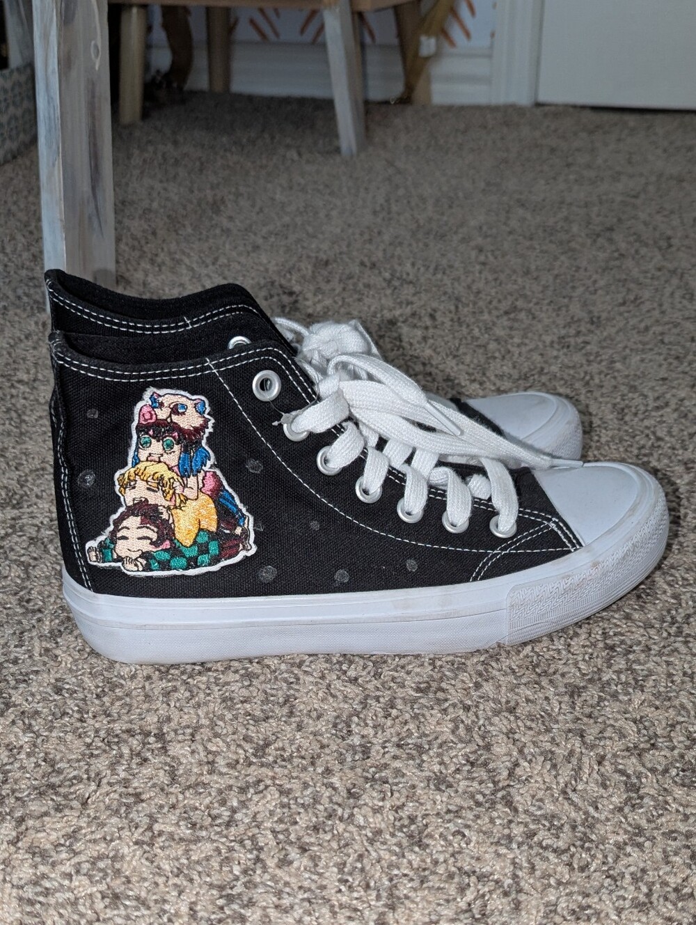 Demon Slayer Tennies Handmade Design
